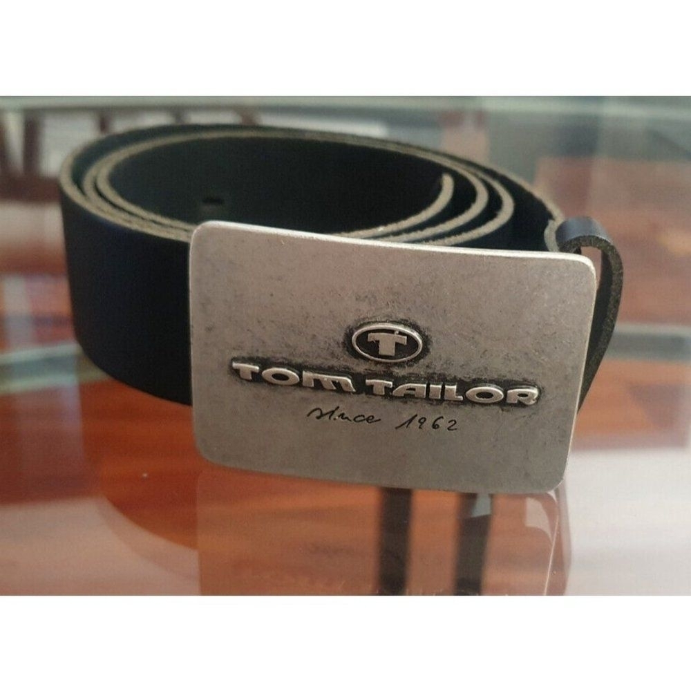 Belt With Embossed Buckle Tom Tailor - Picture 3 of 10